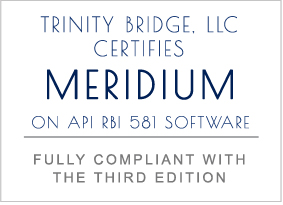 MERIDIUM ADDS API 581 3RD EDITION TO APM MECHANICAL INTEGRITY